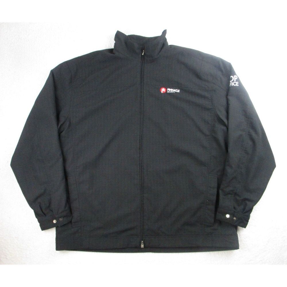 Tiger Woods Collection Jacket Mens 3XL Black Long Sleeve Full Zip Golf‎ Outdoor